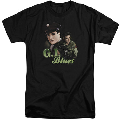 Elvis Presley G I Blues Mens Tall T Shirt Black Officially Licensed