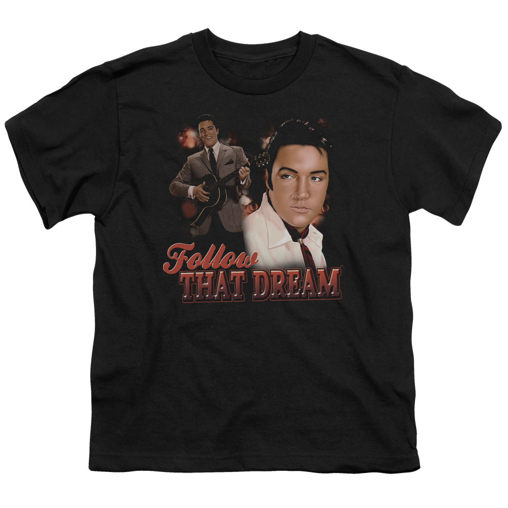 Elvis Presley Follow That Dream Kids Youth T Shirt Black Officially Licensed