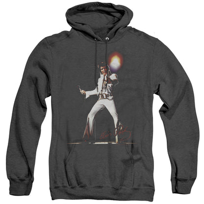 Elvis Presley Glorious Heather Mens Hoodie Black Officially Licensed