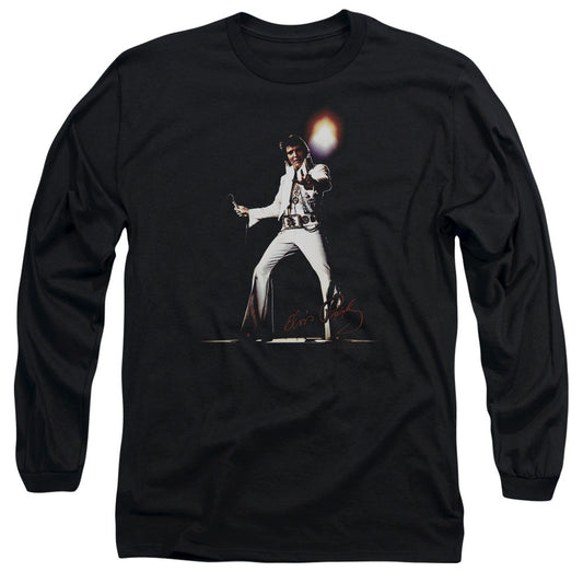 Elvis Presley Glorious Mens Long Sleeve Shirt Black Officially Licensed Officially Licensed