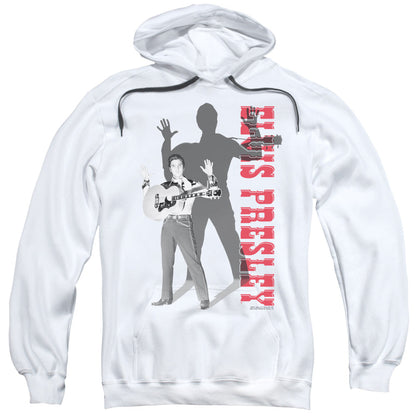 Elvis Presley Look No Hands Mens Hoodie White Officially Licensed