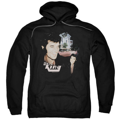 Elvis Presley Home Sweet Home Mens Hoodie Black Officially Licensed