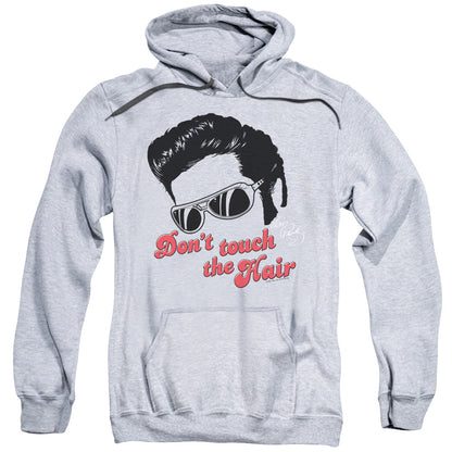 Elvis Presley Don'T Touch The Hair 2 Mens Hoodie Athletic Heather Officially Licensed