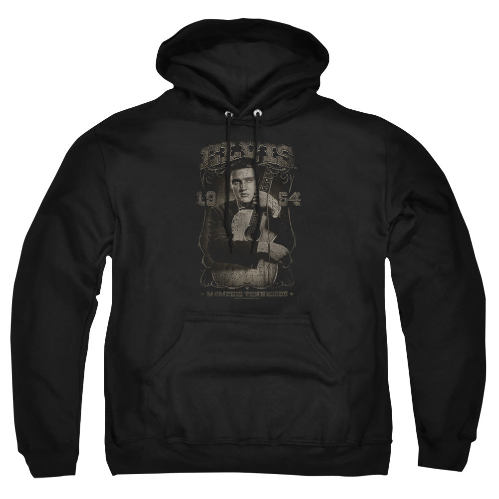 Elvis Presley 1954 Mens Hoodie Black Officially Licensed