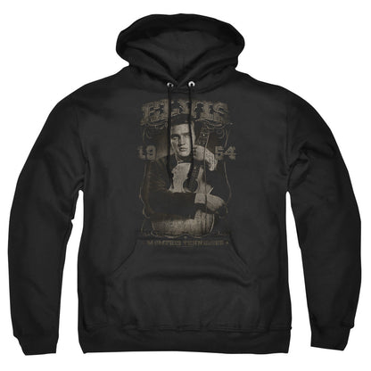 Elvis Presley 1954 Mens Hoodie Black Officially Licensed