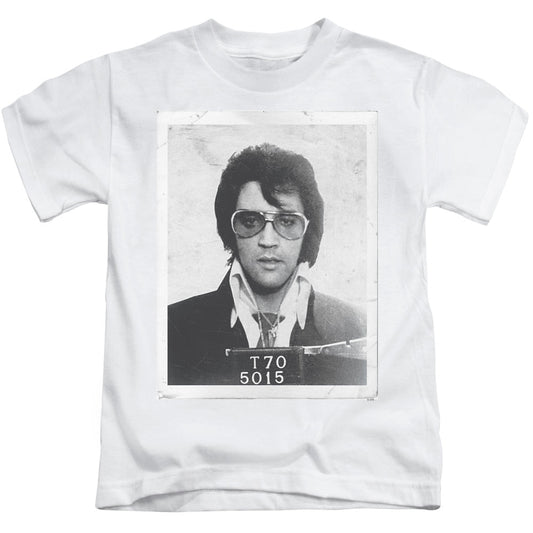 Elvis Presley Framed Juvenile Kids Youth T Shirt White Officially Licensed