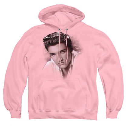Elvis Presley The Stare Mens Hoodie Pink Officially Licensed