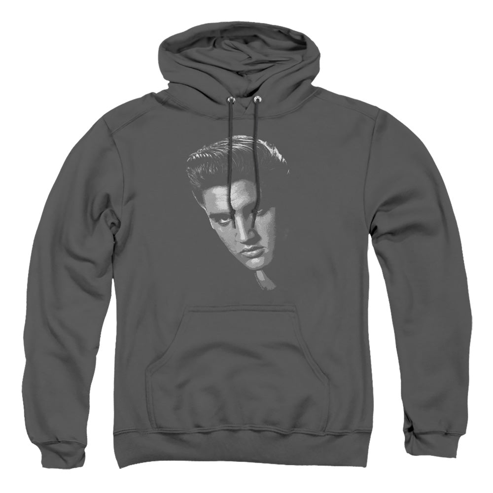 Elvis Presley American Idol Mens Hoodie Charcoal Officially Licensed