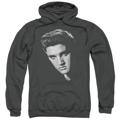 Elvis Presley American Idol Mens Hoodie Charcoal Officially Licensed