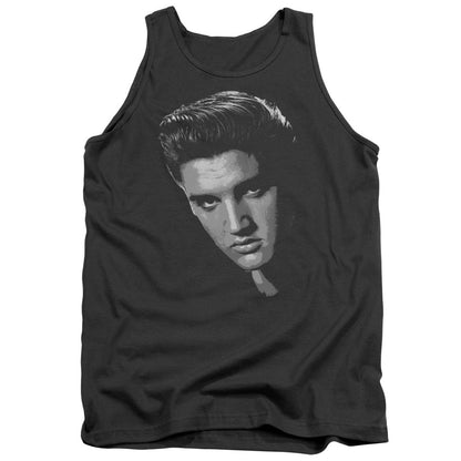 Elvis Presley American Idol Mens Tank Top Shirt Charcoal Officially Licensed