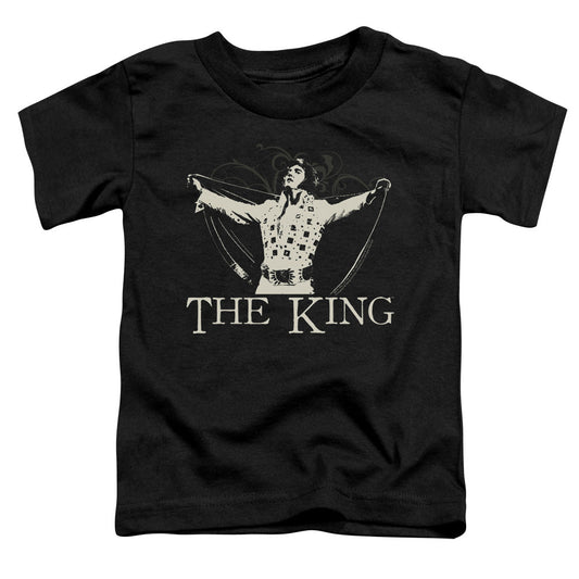 Elvis Presley Ornate King Toddler Kids Youth T Shirt Black Officially Licensed