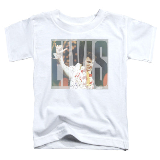 Elvis Presley Aloha Knockout Toddler Kids Youth T Shirt White Officially Licensed