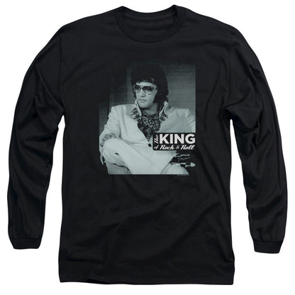 Elvis Presley Good To Be Mens Long Sleeve Shirt Black Officially Licensed Officially Licensed