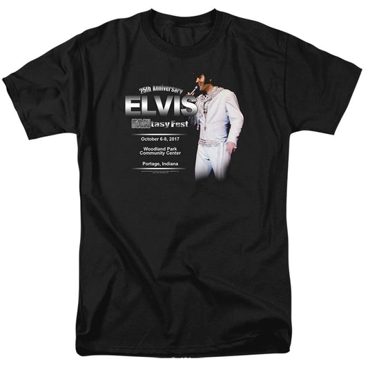 Elvis Presley 25Th Fanfasty Fest Mens T Shirt Black Officially Licensed