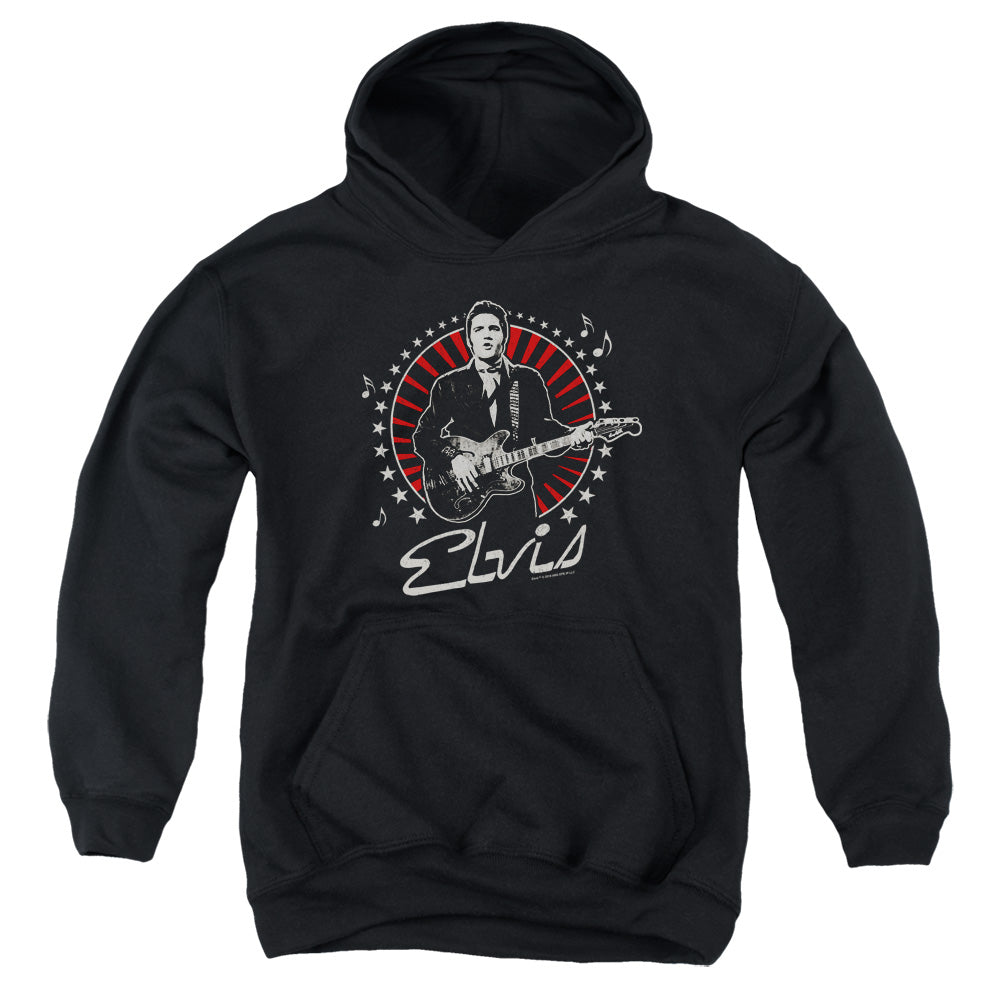 Elvis Presley Stars Kids Youth Hoodie Black Officially Licensed