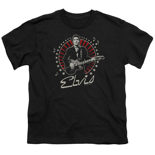 Elvis Presley Stars Kids Youth T Shirt Black Officially Licensed