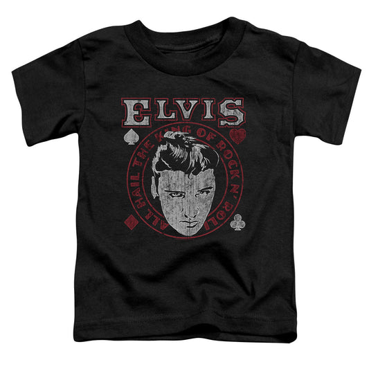 Elvis Presley Hail the King Toddler Kids Youth T Shirt Black Officially Licensed
