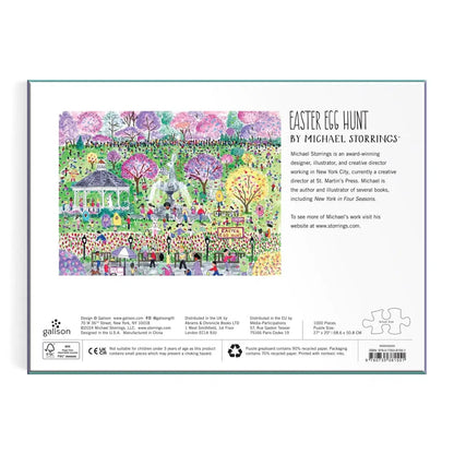 Easter Egg Hunt 1000 Piece Jigsaw Puzzle Galison