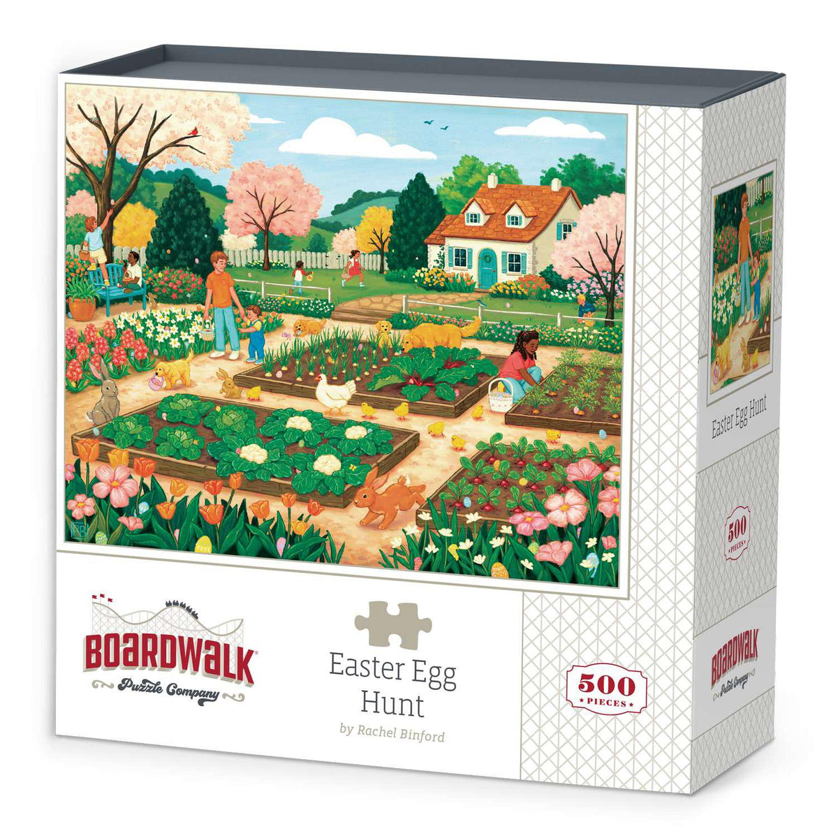 Easter Egg Hunt 500 Piece Jigsaw Puzzle Boardwalk