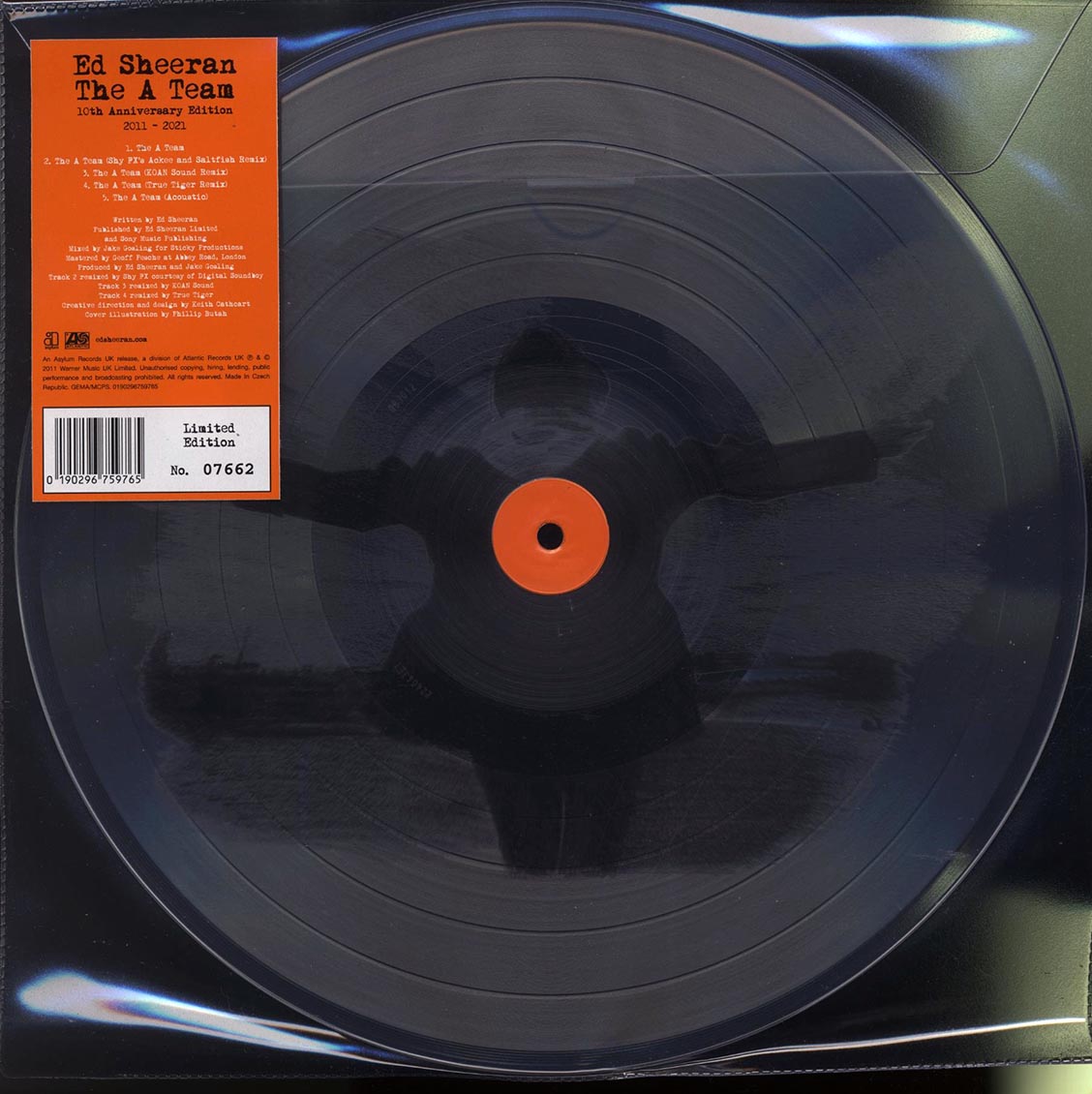 Ed Sheeran - The A Team [2021 RSD Limited Numbered Picture Single-Sided] [New Vinyl Record 12" EP]