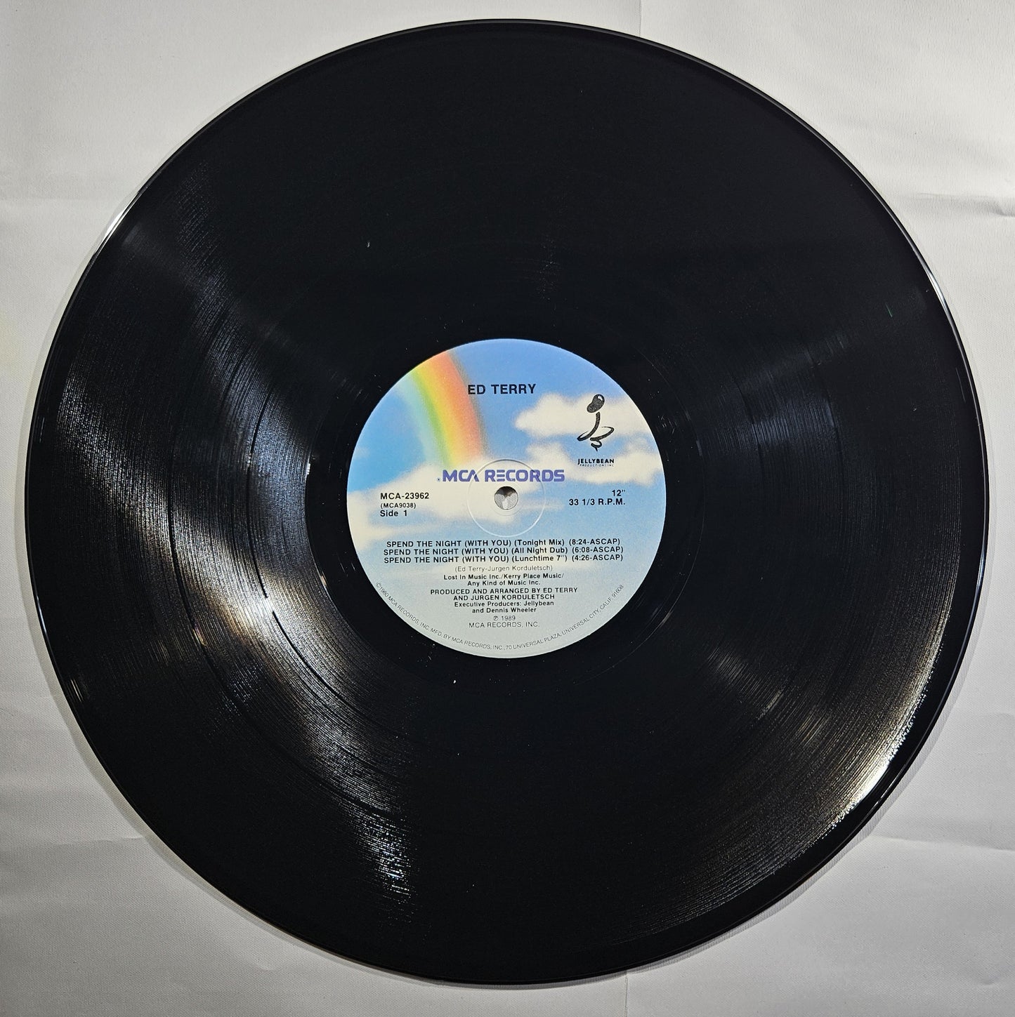 Ed Terry - Spend the Night (With You) [1989 Promo] [Used Vinyl Record Single]