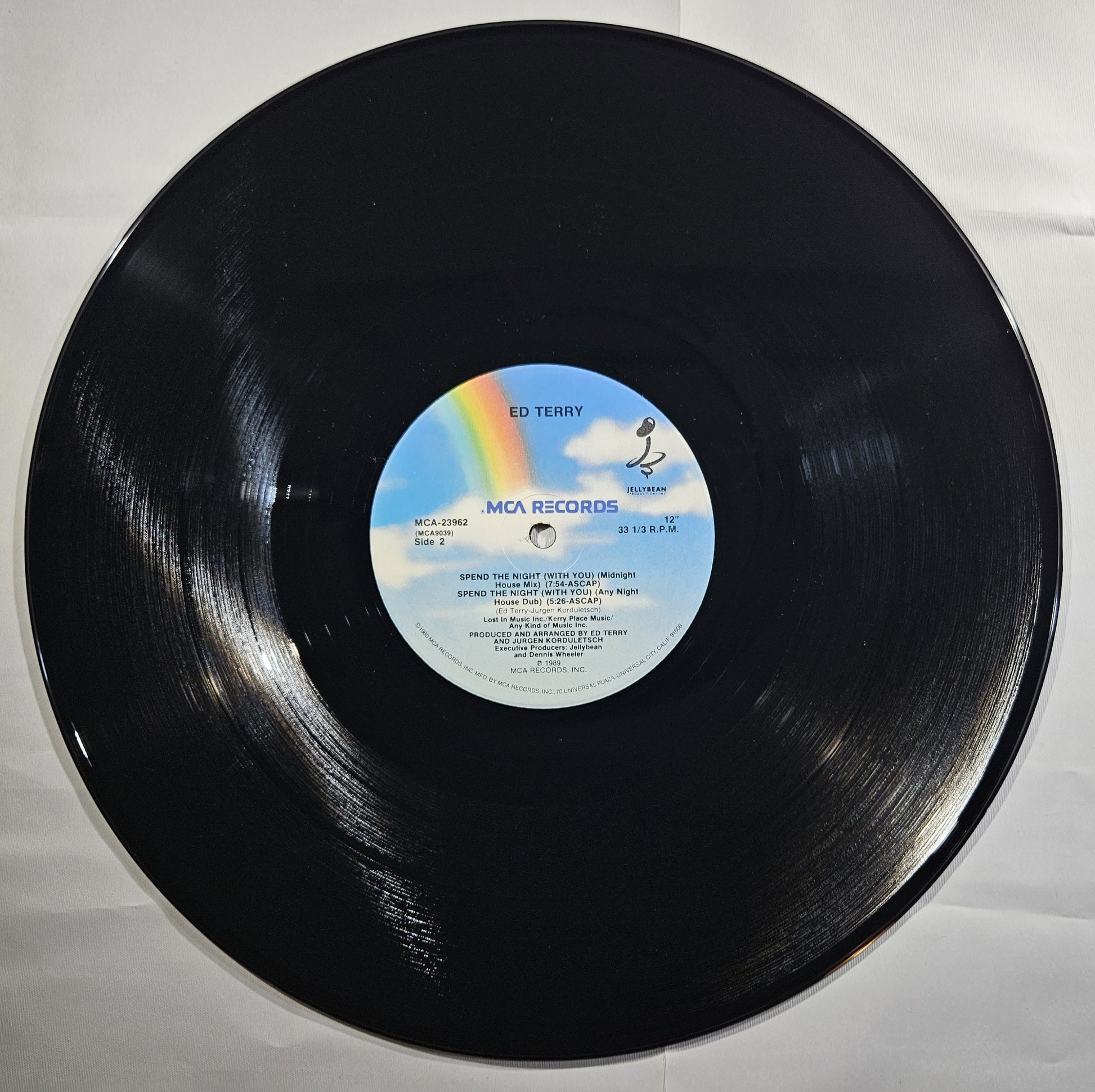 Ed Terry - Spend the Night (With You) [1989 Promo] [Used Vinyl Record Single]