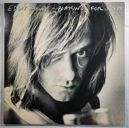 Eddie Money - Playing for Keeps [1980 Santa Maria Press] [Used Vinyl Record] [B]