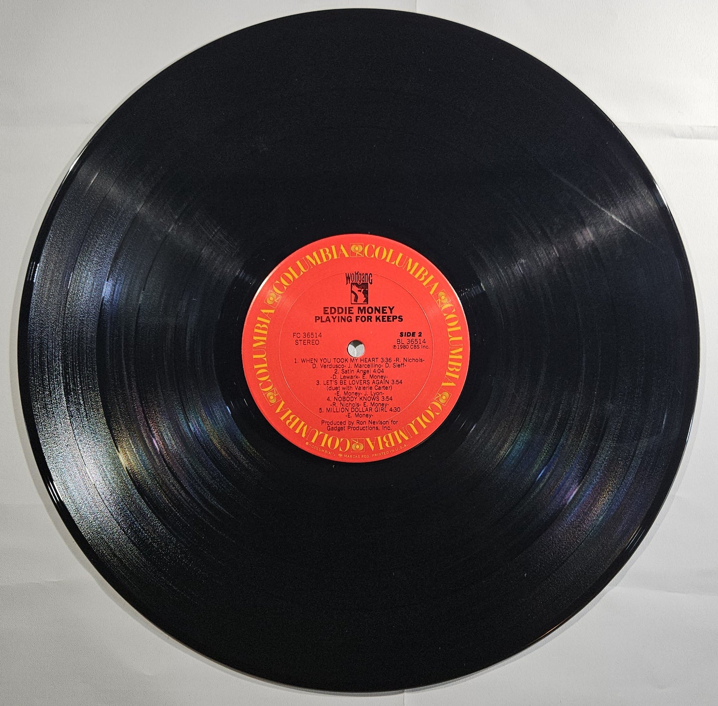 Eddie Money - Playing for Keeps [1980 Santa Maria Press] [Used Vinyl Record] [B]