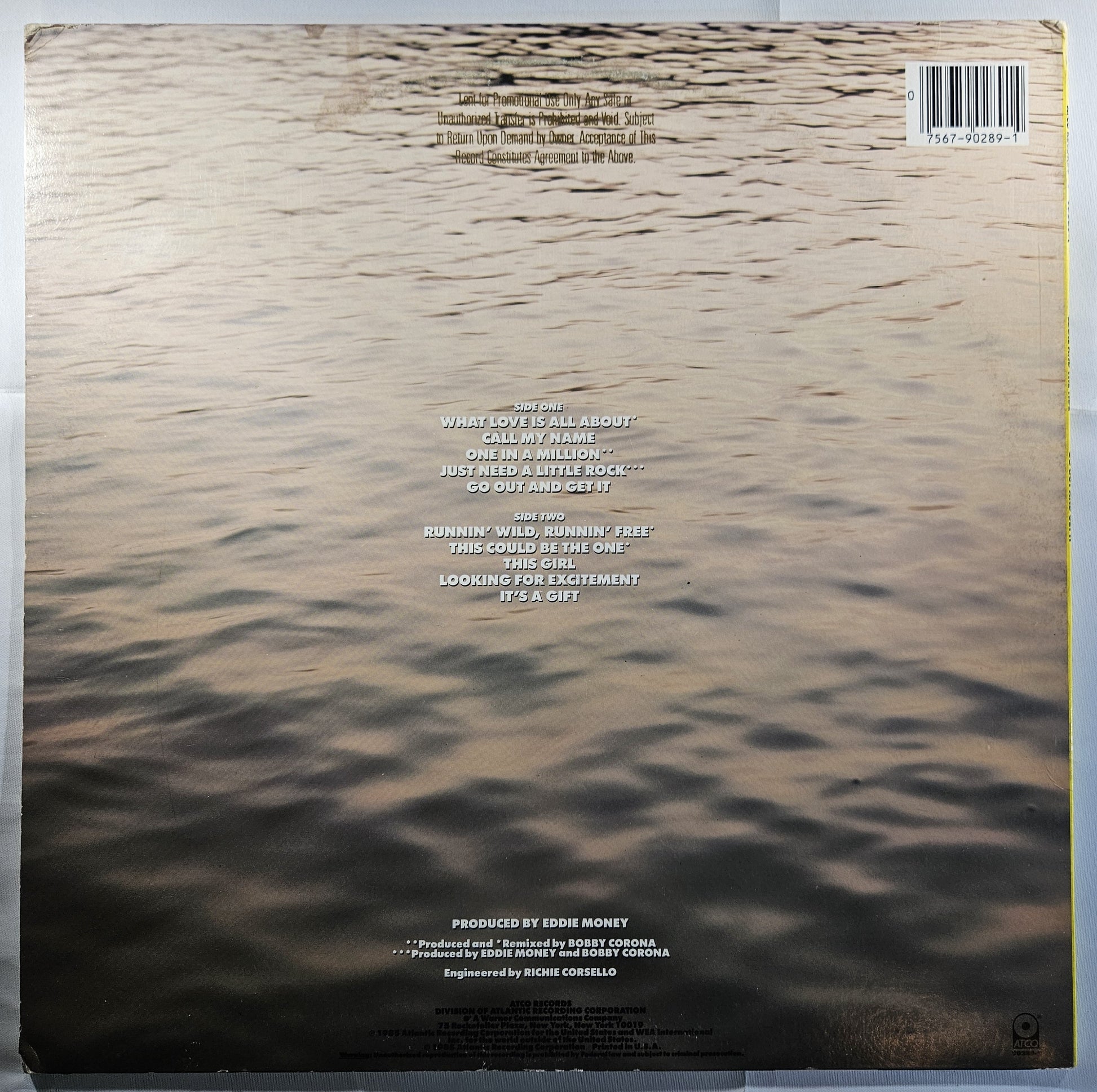 Eddie and The Tide - Go Out and Get It [1985 Promo] [Used Vinyl Record LP]