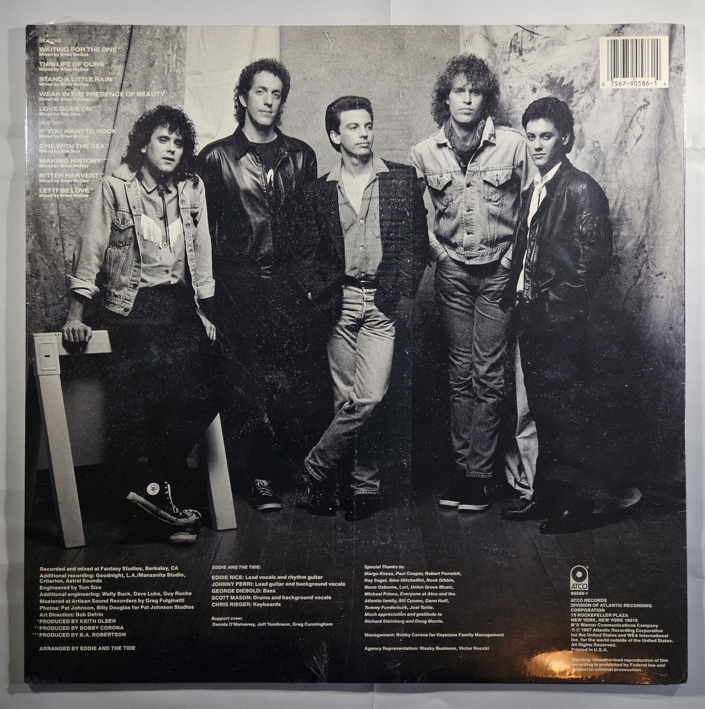 Eddie and the Tide - Looking for Adventure [1987 New Vinyl Record LP]