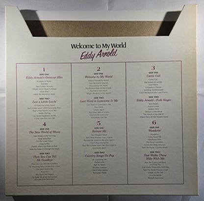 Eddy Arnold - Welcome to My World [1975 Used 6x Vinyl Record LP Box Set]