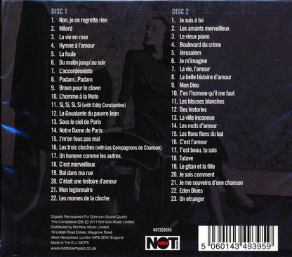 Edith Piaf - Je Ne Regrette Rien [2011 Compilation] [New Double CD]