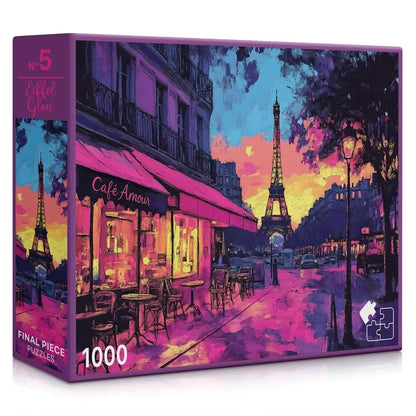 Eiffel Glow 1000 Piece Jigsaw Puzzle Final Piece