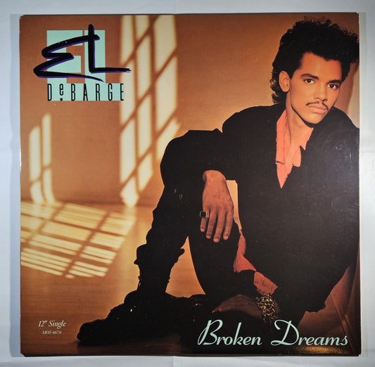 El DeBarge - Broken Dreams [1989 Promo] [Used Vinyl Record 12" Single] [B]