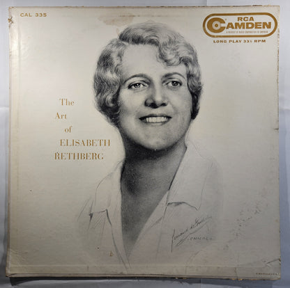 Elisabeth Rethberg - The Art of Elisabeth Rethberg [1956 Used Vinyl Record LP]
