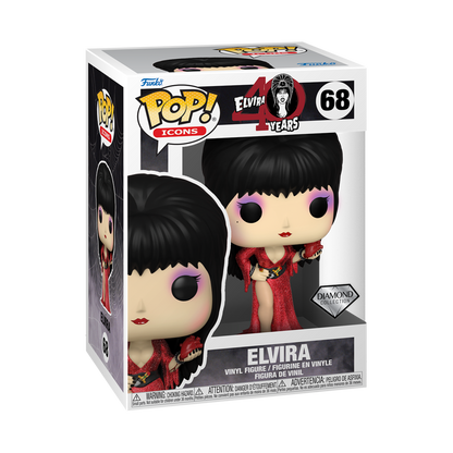 Elvira 40 Years Elvira Diamond Collection #68 Funko Pop Vinyl Figure