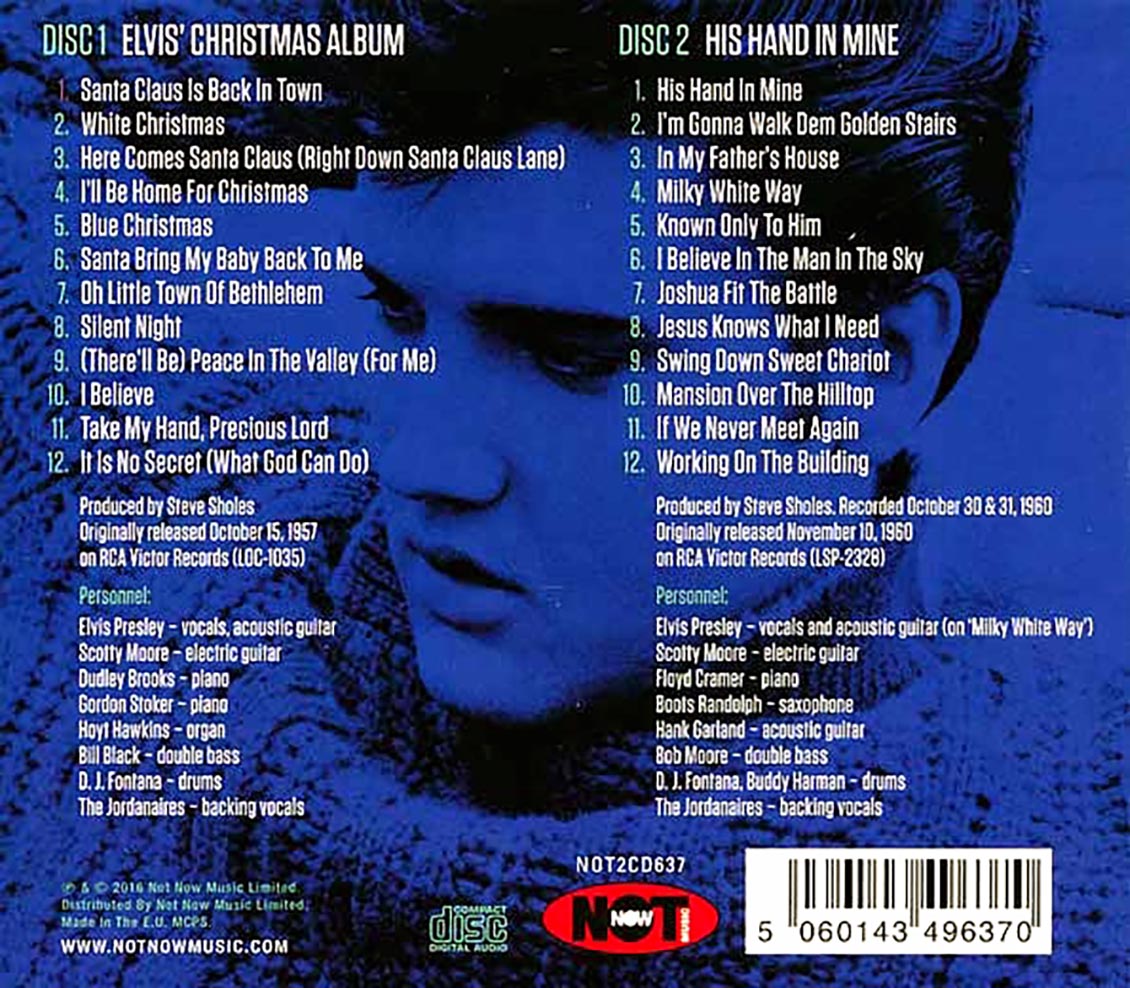 Elvis Presley - Elvis Christmas & Gospel Greats [2016 New Double CD]