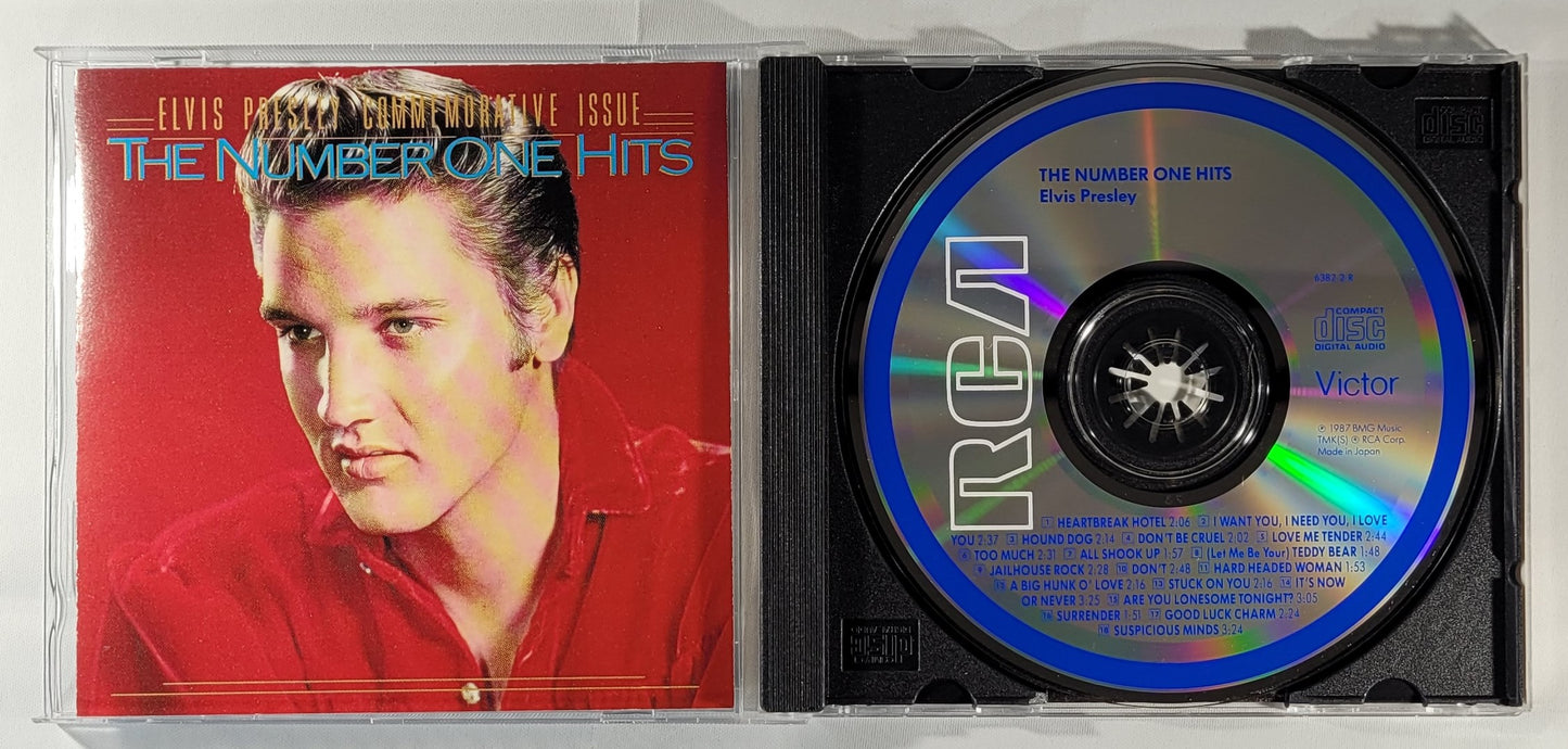 Elvis Presley - The Number One Hits [1987 Compilation Remastered] [Used CD]