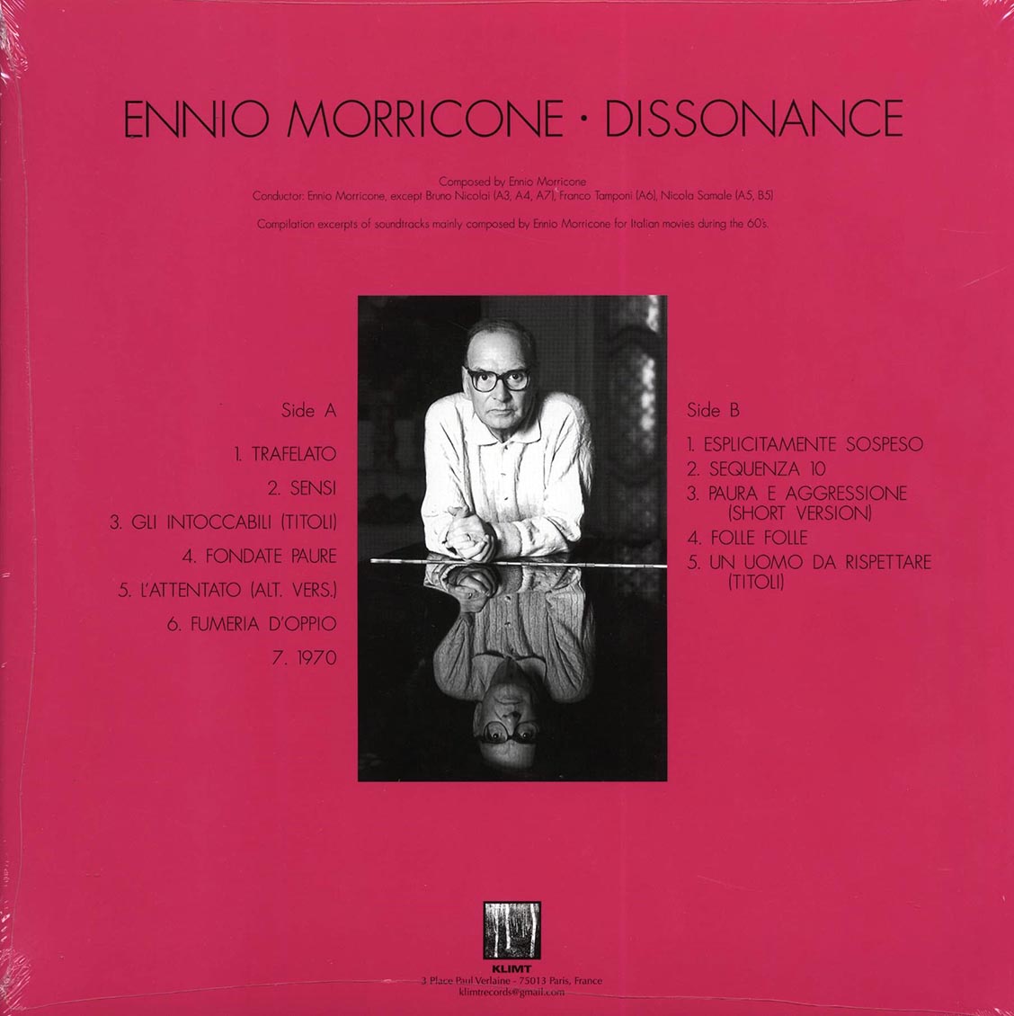 Ennio Morricone - Dissonance [2022 Compilation Blue Jay] [New Vinyl Record LP]