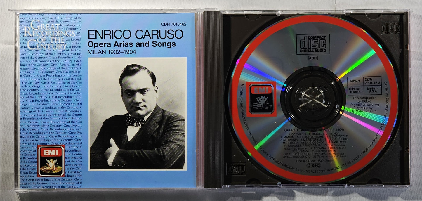Enrico Caruso - Opera Arias and Songs [1988 Mono Remastered] [Used CD]