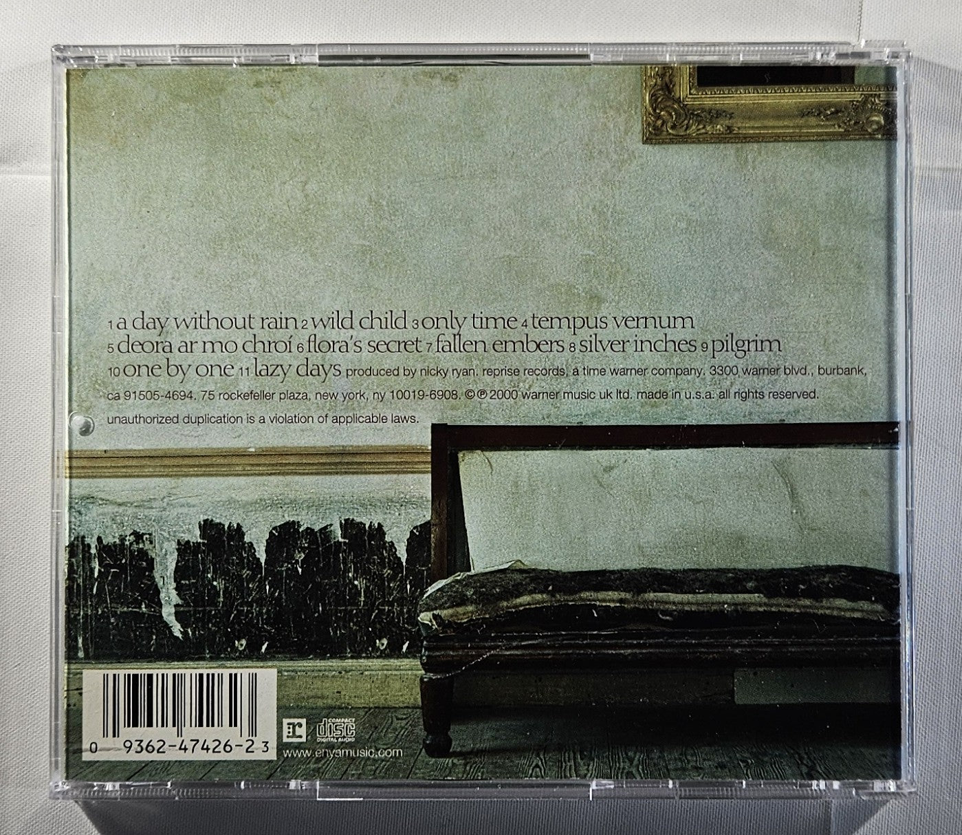 Enya - A Day Without Rain [2000 Used CD] [D]