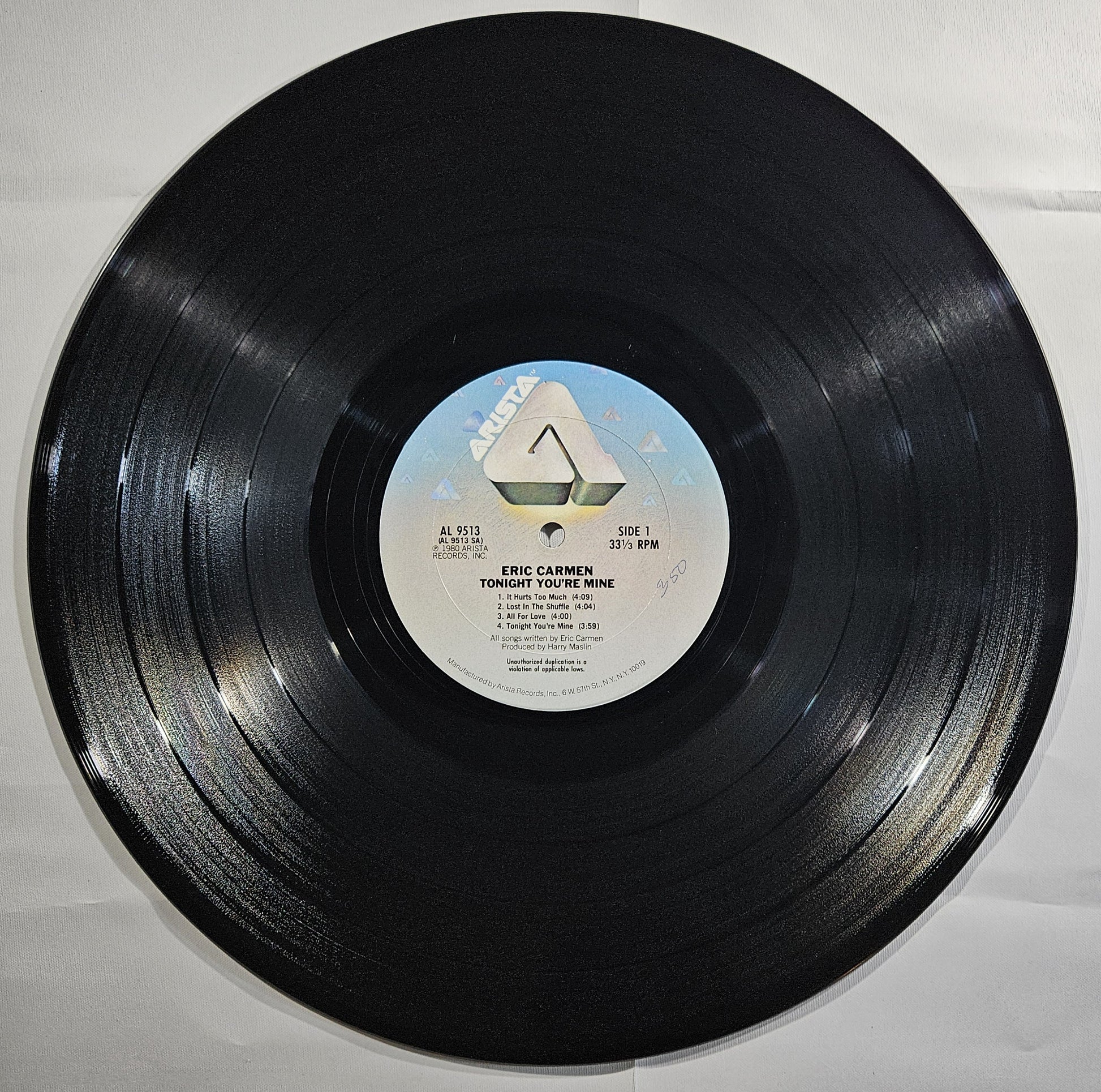 Eric Carmen - Tonight You're Mine [1980 Used Vinyl Record LP]