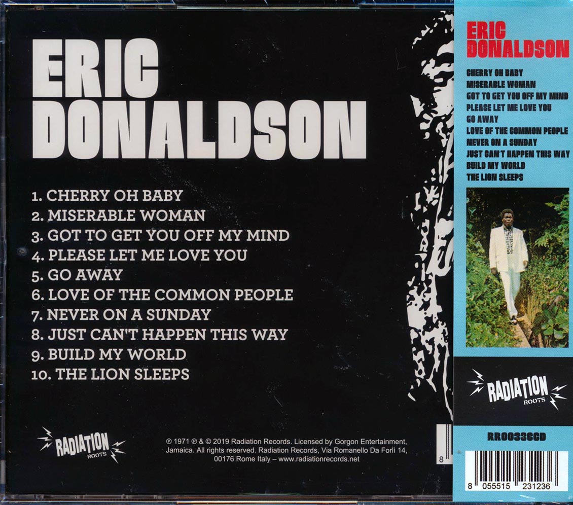 Eric Donaldson - Eric Donaldson [2019 Limited Reissue] [New CD]