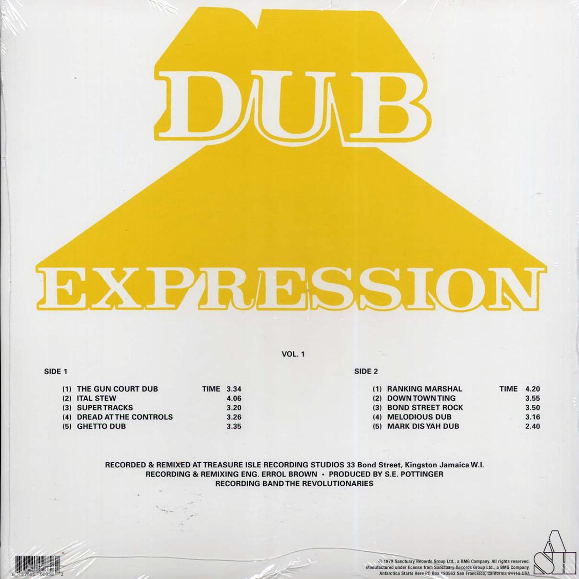 Errol Brown & The Revolutionaries - Dub Expression [2025 Reissue] [New Vinyl Record LP]