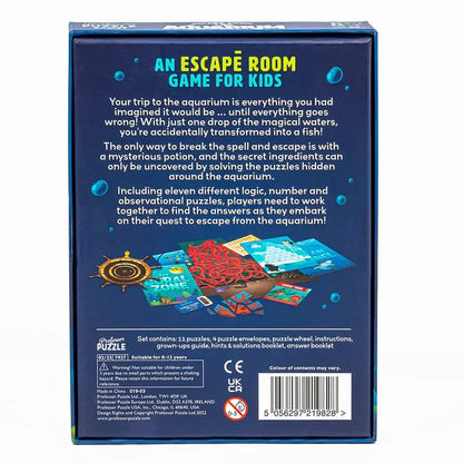 Escape from the Aquarium - Escape Room Game for Kids - Professor Puzzle