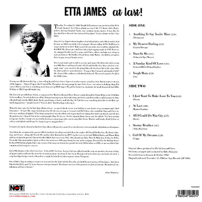 Etta James - At Last! [2016 Reissue 180G Yellow] [New Vinyl Record LP]