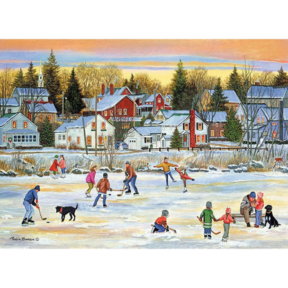 Evening Skating 1000 Piece Jigsaw Puzzle Eurographics