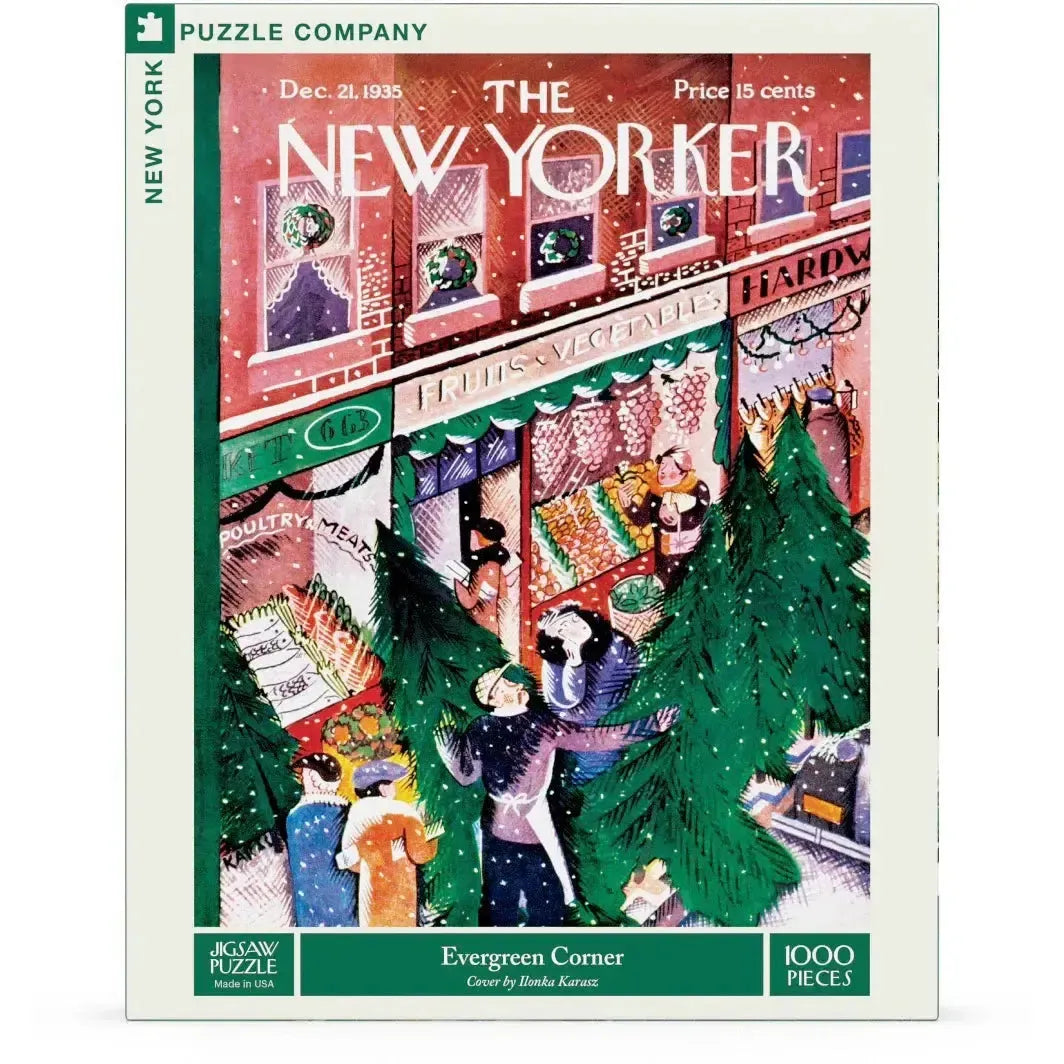 Evergreen Corner 1000 Piece Jigsaw Puzzle NYPC