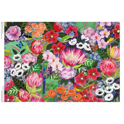 Exotic Birds by Bex Parkin 1000 Piece Jigsaw Puzzle Flame Tree