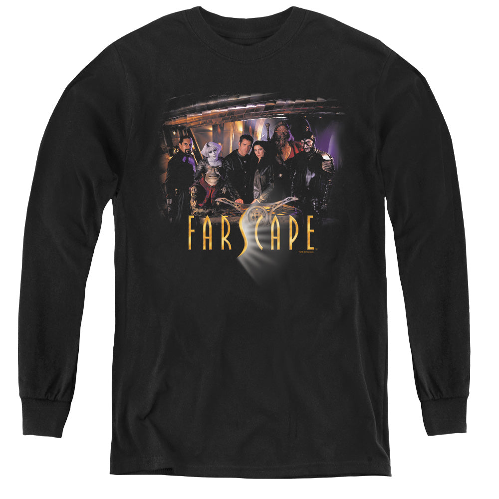 Farscape Cast Long Sleeve Kids Youth T Shirt Black Officially Licensed